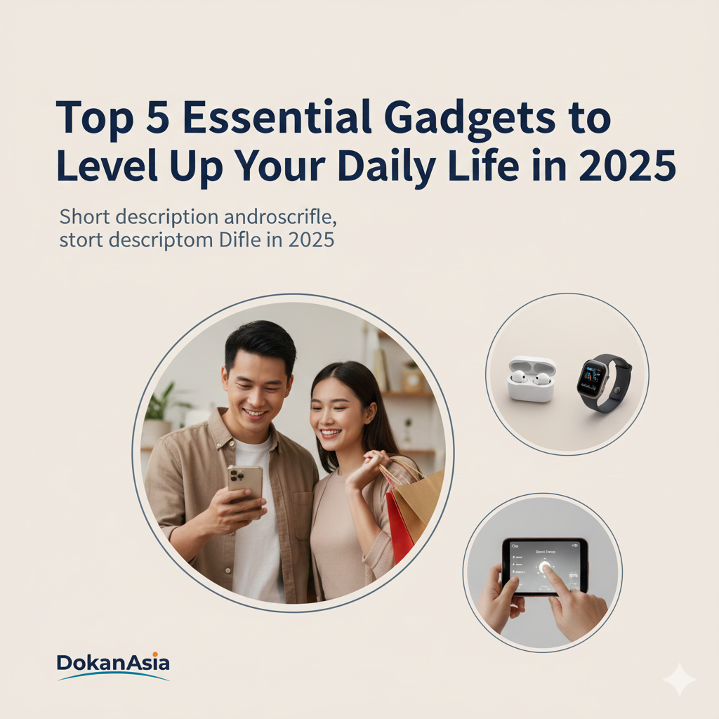 Top 5 Essential Gadgets to Level Up Your Daily Life in 2025