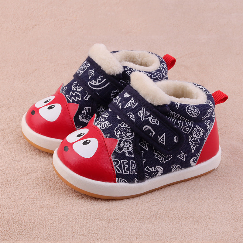 Baby cotton shoes color matching
