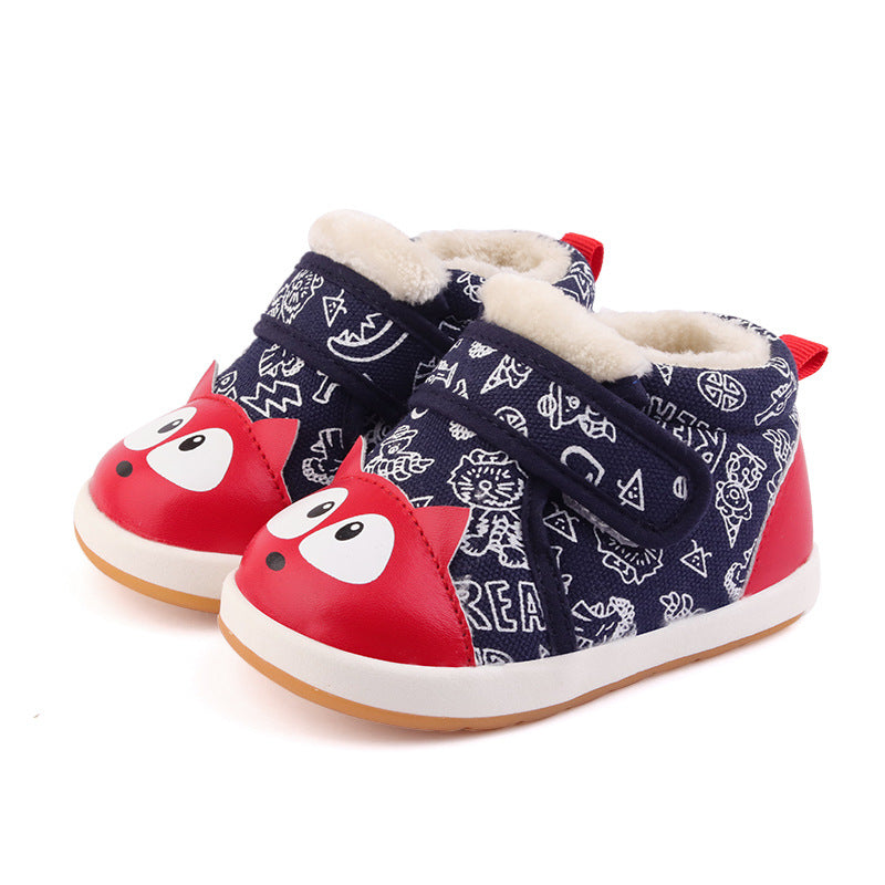 Baby cotton shoes color matching