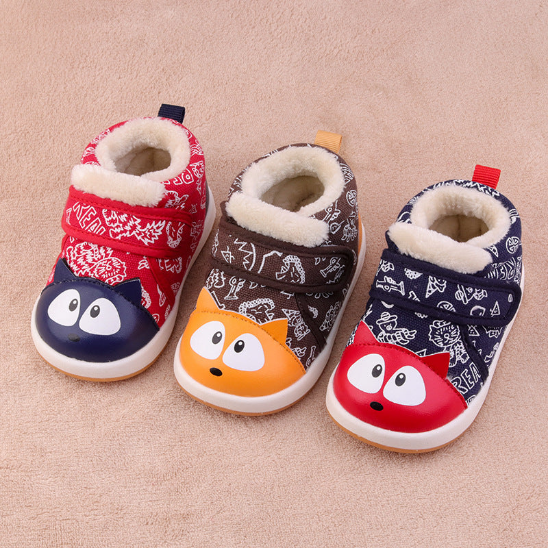 Baby cotton shoes color matching