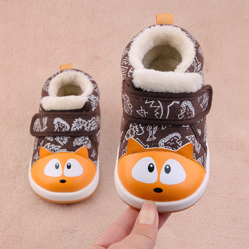 Baby cotton shoes color matching