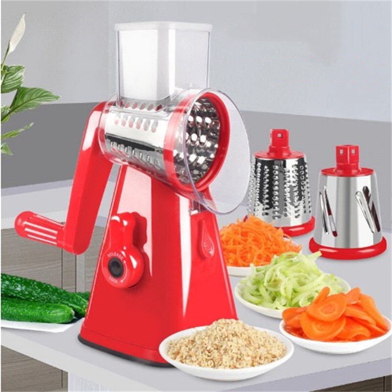 Multi-functional Vegetable Cutter Hand Drum