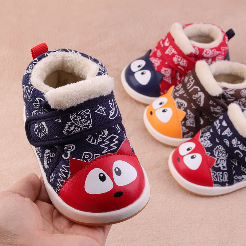 Baby cotton shoes color matching