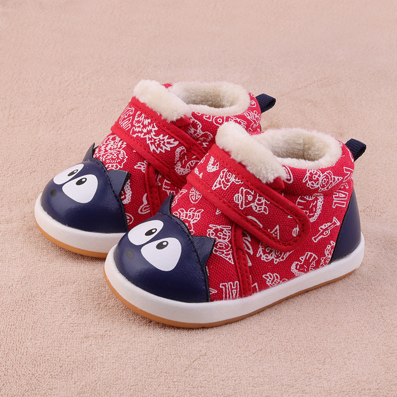 Baby cotton shoes color matching