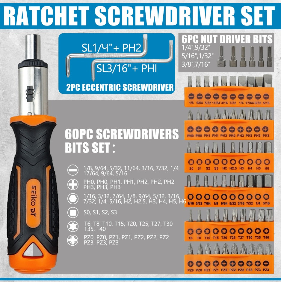 118-Piece Magnetic Screwdriver Set Professional Repair Tool Kit Ideal For Home Improvement And Automotive Maintenance