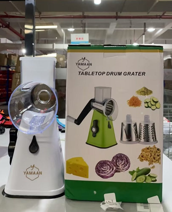 Multi-functional Vegetable Cutter Hand Drum